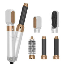 Load image into Gallery viewer, Hair Dryer 5 in 1 Hair Styler Set With Millions of Negative ions, Auto Hair Curlers, Gift forgirls, DetachableComb Heads for Auto Curling lron, Volumizingand Straightening, Auto Air Curling Wand HairCurler, Hot Air Brush, Gift for girls,Hair Styling Tools