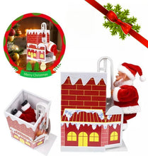 Load image into Gallery viewer, Christmas Santa Claus Doll, Electric Climbing Chimney Santa Claus for Christmas Party Home Decor Xmas Gift Pack Ornaments