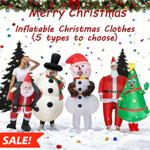 Load image into Gallery viewer, Inflatable Christmas Costume for Adults Santa Tree and Reindeer Funny Fancy Dress Outfit Perfect for Holiday Parties and Family Gatherings,Christmas,Gift