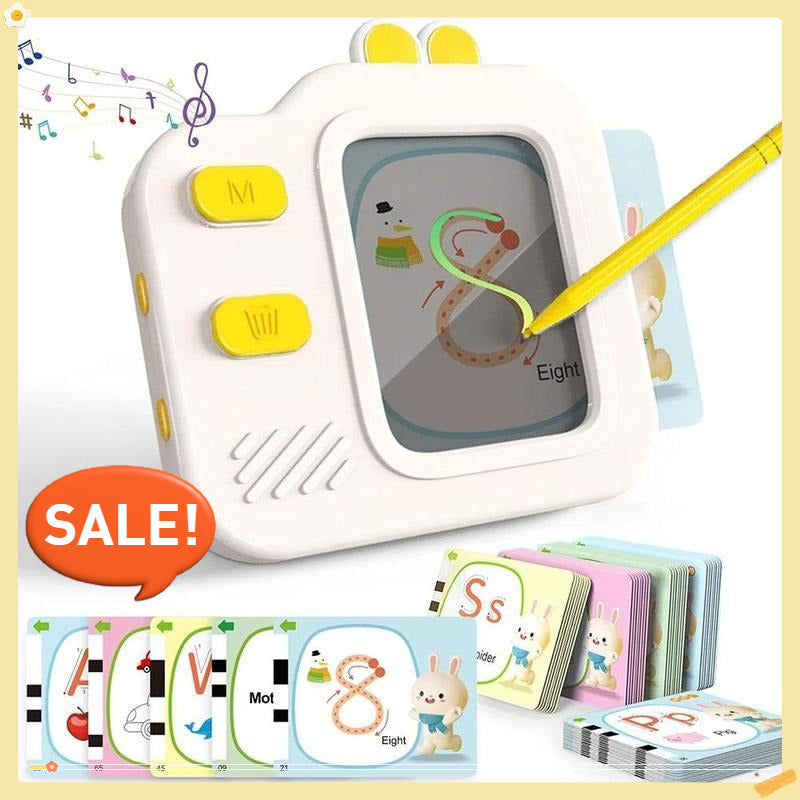 Learning Card Reader Toy, 120 Cards 4 Game Modes, Educational Toy for Kids, Language Toy for Kids, Birthday Gift for Boys and Girls, Talking Flash Cards,Gift