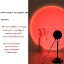 Load image into Gallery viewer, Sunset Lamp Projector LED Lights, Adjustable Projection LED Atmosphere Light, Night Light, Desk Lights for Bedroom Photography, Gadgets, Light Shades, Home Essentials, Room Accessories,night light
