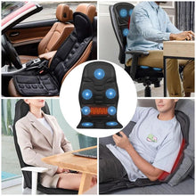 Load image into Gallery viewer, 8 Modes Massage Cushion Full Back Car Chair Seat Pad Mat Neck Heat Massager Uk plug,Gifts from parents,Christmas, Thanksgiving
