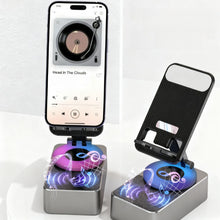 Load image into Gallery viewer, 【NEW】Wireless Bluetooth Speaker with Phone Stand, HD Surround Sound, Wireless Speaker with Adjustable &amp; Foldable Phone Holder, 6H playback time, Compatible with iPhone/iPad/Samsung, etc.
