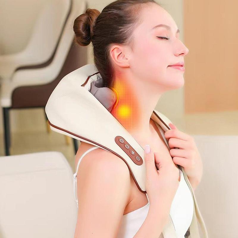 Electric Neck & Shoulder Kneading Massager, Professional Neck & Shoulder Massage Tool, Beauty & Personal Care Appliances for Home & Travel, Lightweight
