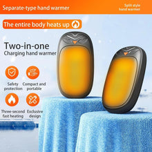 Load image into Gallery viewer, 2-in-1 Rechargeable Hand Warmer, Owl-shaped Double-sided Hand Warmer, Portable Pocket Heater for Quick Heating, Compact, Lightweight, Safe and Explosion-proof
