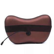 Load image into Gallery viewer, Electric Lumbar Neck Back Massage Pillow Cushion Massager with Deep-Kneading Massage Nodes and Heat for Relaxing
