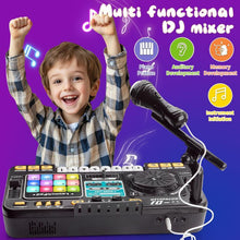 Load image into Gallery viewer, Bluetooth DJ Mixer Toy for Kids with Colorful Lights, Sound Effects &amp; Music Fun Toys for 3-6 Years Old Boys Girls,Gift,Christmas,
