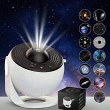 Load image into Gallery viewer, 13 In 1 Galaxy Projector Novelty Light, 360° Rotatable Starry Sky Projector Ambient Light with 13 Film Disc, Night Decor Light for Bedroom, Living Room,Nightlinght
