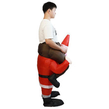Load image into Gallery viewer, Inflatable Santa Claus Costume, 1 Count Inflatable Santa Cosplay, Blow Up Suit for Holiday Party, Birthday Party, Wedding,  Snowman Inflatable, Christmas Party Accessories
