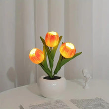 Load image into Gallery viewer, Tulip Lamp LED Simulation Tulip Nightlight with Vase Table Lamp Decoration Suitable for Home, Living Room, Tabletop Decoration, Holiday Gifts, Mood Decorative Lights
