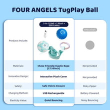 Load image into Gallery viewer, 【HOT】Interactive Dog Toys Dog Ball,Durable Active Rolling Ball Wicked Ball,Automatic Moving Bouncing Rotating Ball for Puppy/Small/Medium Dogs,Fun and Engaging Gift active  rolling  ball  dogs interactive  dog  toys,For pet
