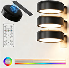 Load image into Gallery viewer, Wall Mounted Light with 3 Lighting Modes, Wireless Magnetic Painting Light with Remote Control, Novelty Lighting for Home Decor,Lighting,Nightlighting
