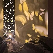 Load image into Gallery viewer, LED Butterfly pattern decorative projection ambient light, creative bedroom bedside lamp,Nightlight,Lighting,Decor,Gift
