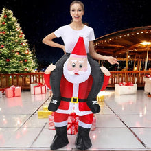 Load image into Gallery viewer, Inflatable Santa Claus Costume, 1 Count Inflatable Santa Cosplay, Blow Up Suit for Holiday Party, Birthday Party, Wedding,  Snowman Inflatable, Christmas Party Accessories
