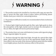 Load image into Gallery viewer, Car Interior Decorative Light, APP Voice-activated Car LED Light Guide Ambient Light, Optical Fiber LED Cold Light For Car Interior Decoration
