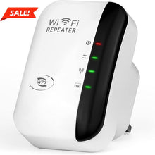 Load image into Gallery viewer, 2025 Newest WiFi Extender &amp; Booster, Repeater-4500 Sq,ft Coverage for 50+ Devices, Long-Range Amplifier with Ethernet Port, Quick 1-Key Setup, Home Signal Booster,UK Plug, Alexa Compatible,
