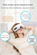 Load image into Gallery viewer, Portable Eye Massager, 1 Box Eye Massage Machine with Heating Function &amp; Bluetooth-compatible-compatible Music, Eye Care Device for Relaxation
