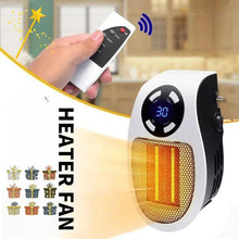 Load image into Gallery viewer, Portable Heater Electric Heater Plug-in Room Heater Home Appliance Heating Furnace Mini Radiator Remote Heating 500W
