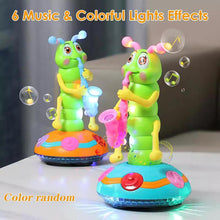 Load image into Gallery viewer, Cute Caterpillar Design Saxophone Toy, 1 Box Electric Singing &amp; Dancing Insect Toy, Musical Instrument Toy for Kids, Birthday Gift,For children
