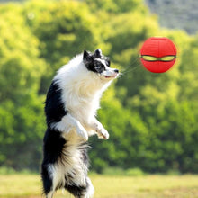 Load image into Gallery viewer, UFOMagic Ball,Portable Glowing Flying Toys Creative Fly Saucer Stomp Magic Balls,Decompression Flying Flat Throw Disc Balls Toy for Outdoor Sports Kids Gift flying ball toy magic ball outdoor dog toys doggy disc ball cheerble ball dog Flying Orb Ball,Gift
