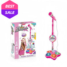 Load image into Gallery viewer, Kids Karaoke Microphone Toy with Flashing Lights – Fun Singing Machine for Girls, Music Toy with Speaker, Birthday Gift Idea for Little Singers,Christmas,Gift
