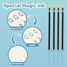 Load image into Gallery viewer, Magic Practice Scribe Book Set – 4 Books for Number, Letter, Math &amp; Drawing Practice, Includes Pen, 10 Refills, and Pencil Grip – Reusable Stationery Set,Gift
