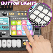 Load image into Gallery viewer, Bluetooth DJ Mixer Toy for Kids with Colorful Lights, Sound Effects &amp; Music Fun Toys for 3-6 Years Old Boys Girls,Gift,Christmas,
