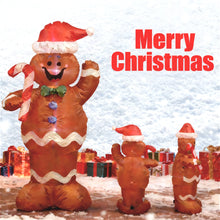 Load image into Gallery viewer, Christmas Gingerbread Man Inflatable LED Glowing Decoration Party Holiday DIY Prop Xmas New Year Lantern Yard Art Decor Supplies,Party gifts,Christmas present
