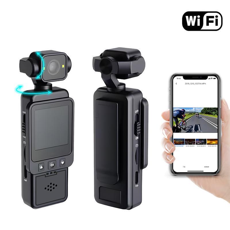 Portable Action Camera with 32G card, 1 Count 1080P FHD Action Camera with Audio & Video Recording, Personal Camcorder with 360° Rotatable Lens, Wearable Recording Camera
