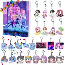 Load image into Gallery viewer, KPop Demon Hunters Advent Calendar 2025 – 24 Surprise Keychains, Countdown to Halloween &amp; Christmas, Fun Gifts for Kids, Teens &amp; Adults,Gift

