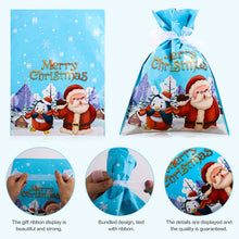 Load image into Gallery viewer, Holiday Drawstring Gift Bag Packaging , 27 Christmas Foil Gift Bags for Christmas Gift Party Favors,Christmas Gift
