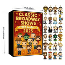 Load image into Gallery viewer, 【NEW】Classic Broadway Shows Advent Calendar 2025, 24 Days Musical Character Collectibles Countdown Calendars Acrylic Flat 2D Pendant Advent Calendar Creative Decor Gifts for Halloween &amp; Christmas,GIft,hot
