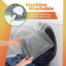 Load image into Gallery viewer, Electric Heating Pad for Waist, 9 Heating 4 Timer Settings Heated Cushion for Back Menstrual Stomach Shoulders Warmer, UK Plug,Gift for parents
