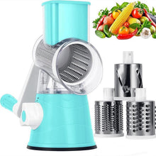 Load image into Gallery viewer, 3 in 1 Multifunctional Rotary Cheese Grater, Manual Vegetable Slicer for Carrot Cucumber Potato, Valentine&#39;s Day Gift,Christmas,For home
