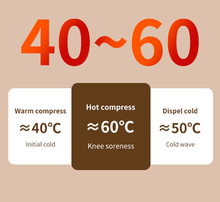 Load image into Gallery viewer, 1pc Rechargeable Heated Cordless Knee Massager, Adjustable Heat, And Ergonomic Design Gift for Husband, Wife, Father, And Mother,,cordless knee massager,Gift
