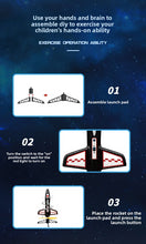 Load image into Gallery viewer, Electric Rocket Launcher Toy, Motorized Air Rocket Toy, Launches Rocket Up to 164 Feet, Fun Outdoor Toys, Self-launching Rocket Toy for Kids
