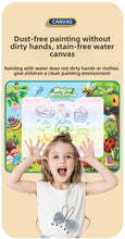 Load image into Gallery viewer, Educational Cute Cartoon Magic Water Drawing Mat, Large Absorbent Watercolor Painting Mats with Accessories Kit, Ideal Birthday Gift, Craft Supplies
