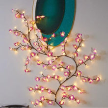 Load image into Gallery viewer, 【Cherry blossom lights】Waterproof USB PowerLED Strip Light with remote control , TreeShaped Design LED Ambient Lighting,Decorative Wall Lamp for Dly WreathLED Strip Bulb for Room Decor, WeddingHoliday Celebration,Interior LED Lights,cherry lights
