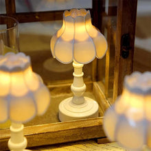 Load image into Gallery viewer, (USB Rechargeable)Mini Lily Of The Valley Design Table Lamp, Cute Mini Modern Nightstand Light, Suitable for Aesthetic Home Decor and Unique Living Room Gifts for Girls
