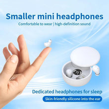 Load image into Gallery viewer, Wireless Bluetooth sleeping Headphones Noise canceling earbuds Hidden Headset Mini Invisible Earphones With Mic Sport Waterproof,Christmas present
