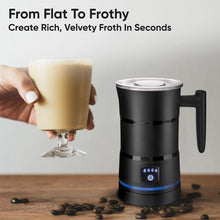 Load image into Gallery viewer, Electric Milk Frother 4 in 1 Automatic Frother Milk Steamer Latte Coffee Foam
