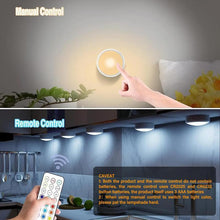 Load image into Gallery viewer, LED  Night Light, Battery Powered LED Cabinet Light With Remote &amp; Touch Control For Closets, Bedroom Walls, Cabinets, Walkways，lighting，Decor
