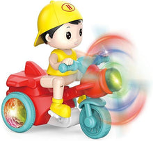Load image into Gallery viewer, Tricycle Electric 360 Rotation Cartoon Toy Car Music LED Lighting Kids Toy Boy Girl Christmas Gift Electric Tricycle Toy Electric Tricycle Electric Stunt Tricycle 360 Rotation Toy,Gift
