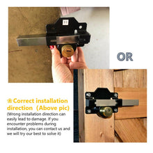 Load image into Gallery viewer, Gate Lock Garden Security Double Long Throw Bolt Rim Lock 5 Keys 50mm Both Sides,For home&amp;Store

