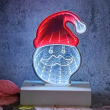 Load image into Gallery viewer, 【Christmas theme】Sensory Infinity Mirror Calming Visual Effect Battery Powered (3 AA batteries are needed),Nighting,Lamp,Decor,Christmas gift
