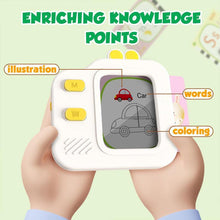 Load image into Gallery viewer, Learning Card Reader Toy, 120 Cards 4 Game Modes, Educational Toy for Kids, Language Toy for Kids, Birthday Gift for Boys and Girls, Talking Flash Cards,Gift
