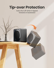 Load image into Gallery viewer, Gaiatop Portable Electric Heater, 500W Low Energy Mini Space Heaters for Home Silent, 2s PTC Ceramic Heating, Overheat/Tip Over Protection, Small Fan Heater for Office Desk, Warm Gifts for Women Men
