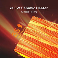 Load image into Gallery viewer, Electric Heater Plug in Wall Space Heater with Remote Wall Outlet LED Display Fast Heating Warm Air Blower for Home Office Room,Gift
