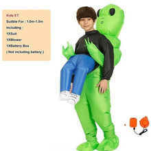 Load image into Gallery viewer, Party Alien Inflatable Costume Kids Adult Men Women Toy Blow Up Suits Party Dress UK  Kids Boys Girls Children Halloween Costume Cosplay Fancy Dress,Party gifts
