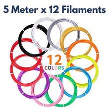 Load image into Gallery viewer, 3D Printing Pen with Display, Includes DIY Painting 3D Pen, 10 Starter Colours Of PLA Filament of 5 meters, Finger Cap + Stencil Book + Project Guide &amp; Type-c Cable, Easter Gift,
